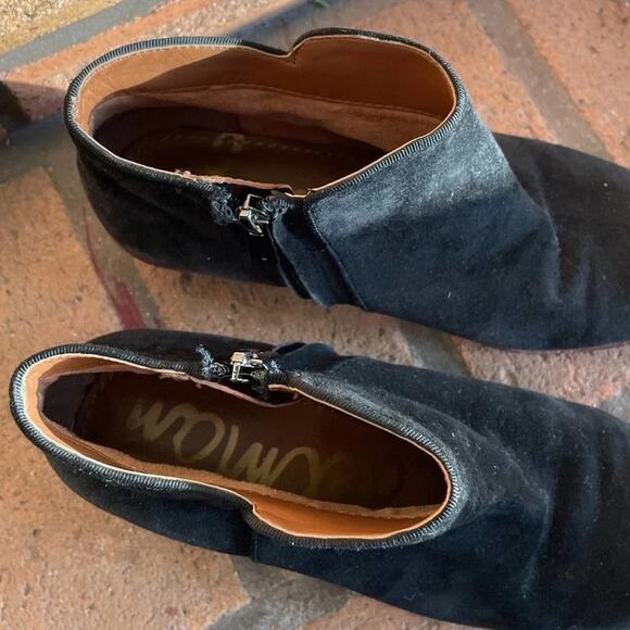 Sam Edelman Women’s Leather Petty Booties Size 6.5 in Black - Picture 3 of 8